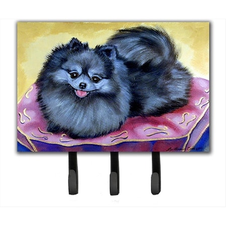 Carolines Treasures Pomeranian Leash Holder or Key Hook 7503TH68
